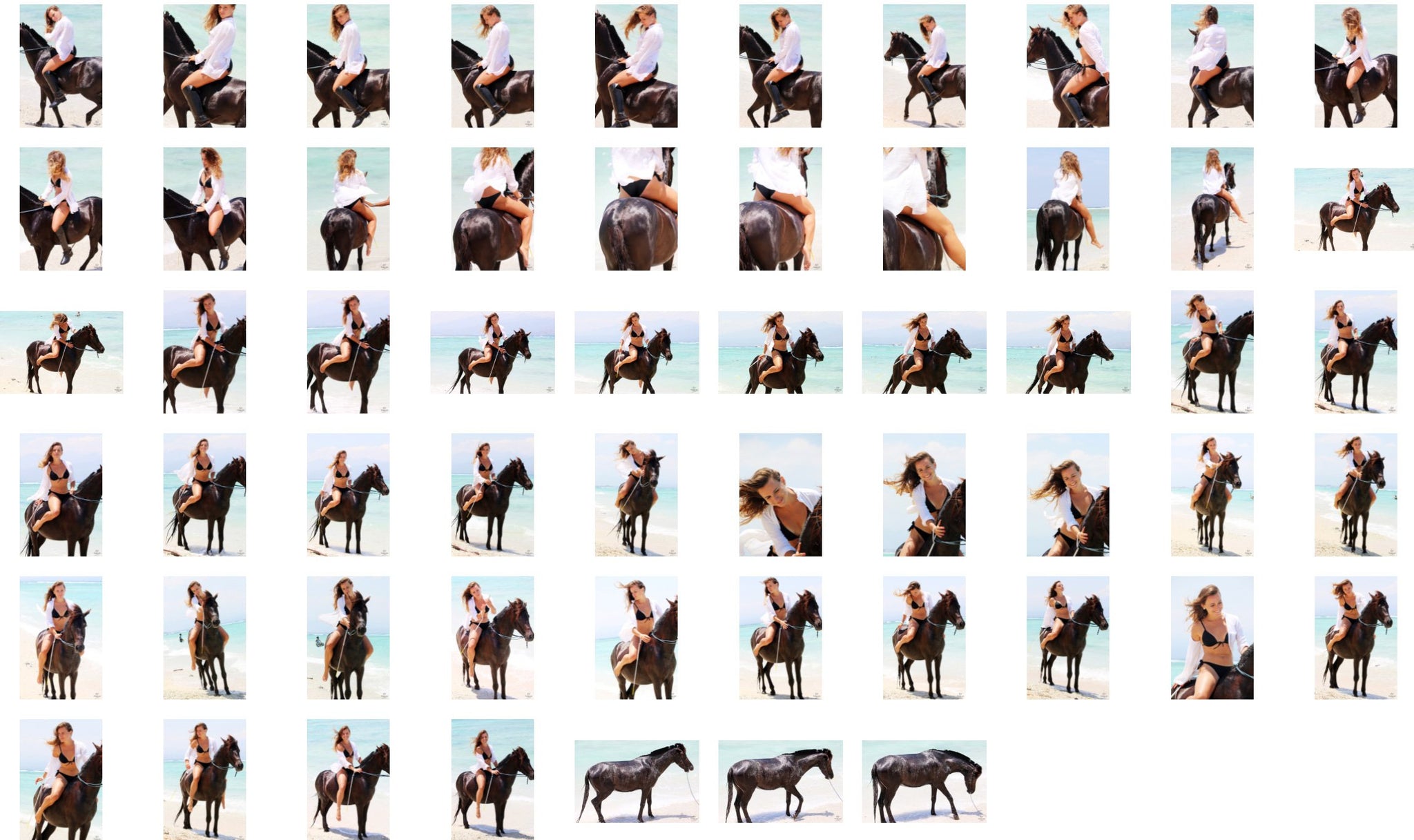 Anastasiya in Ridingboots Riding Bareback on Brown Pony, Part 2 - Riding.Vision