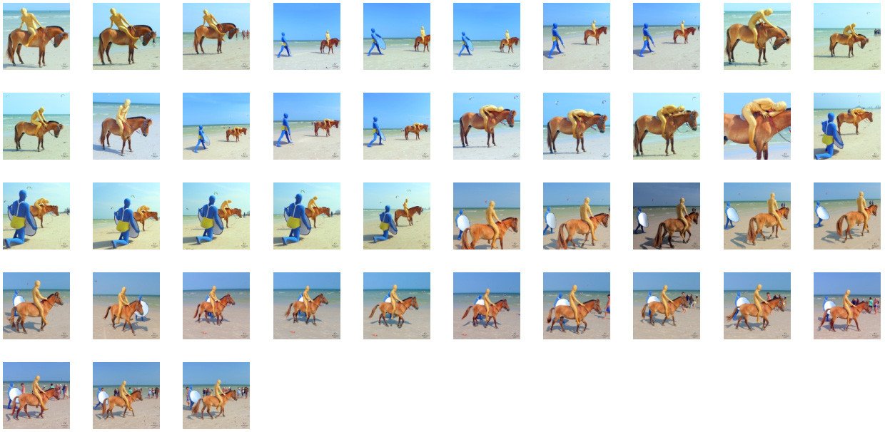 Golden Zentai Riding Bareback on Golden Pony, Part 2 - Riding.Vision