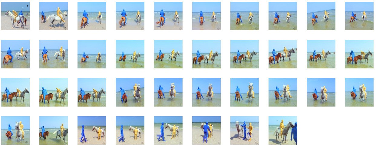 Golden Zentai and Blue Zentai Riding Bareback on Arabian and Pony, Part 4 - Riding.Vision