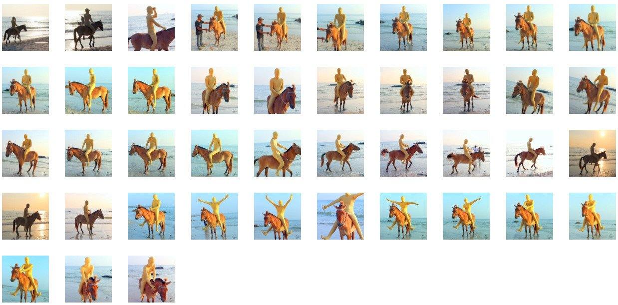 Golden Zentai Riding Bareback on Golden Pony, Part 4 - Riding.Vision