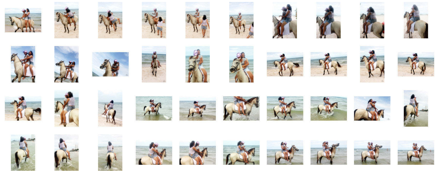 Nam and Titaporn Riding DOUBLE Bareback on Buckskin Horse, Part 4 - Riding.Vision