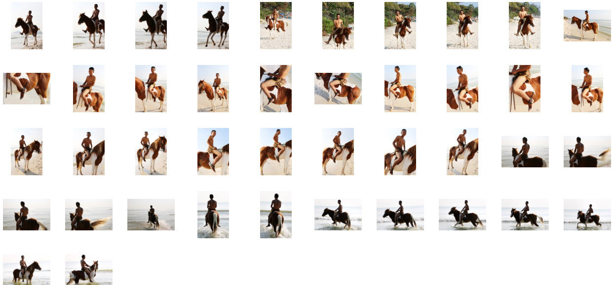 Kai in Brown Sprinter Shorts Riding Bareback on Brown-White Horse, Part 6 - Riding.Vision