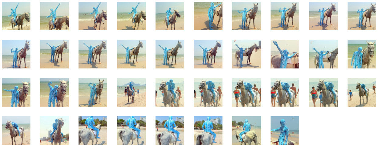 Reptile Zentai Riding with Saddle on White Arabian, Part 7 - Riding.Vision