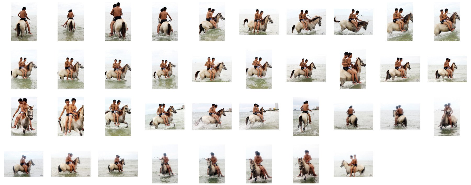 David and Thaksin in Shorts Riding Bareback and Double on Buckskin Horse, Part 8 - Riding.Vision